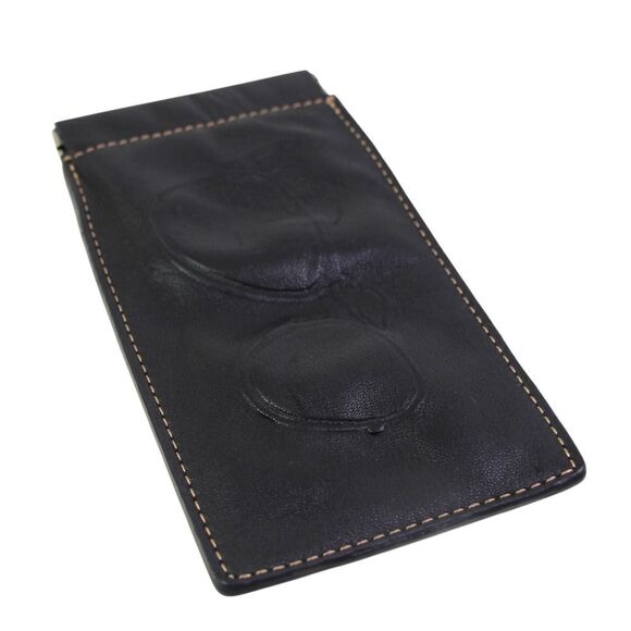 Fossil BLACK GENUINE LEATHER GLASSES SUNGLASSES CASE Sz 7"x3.5" - Picture 5 of 9